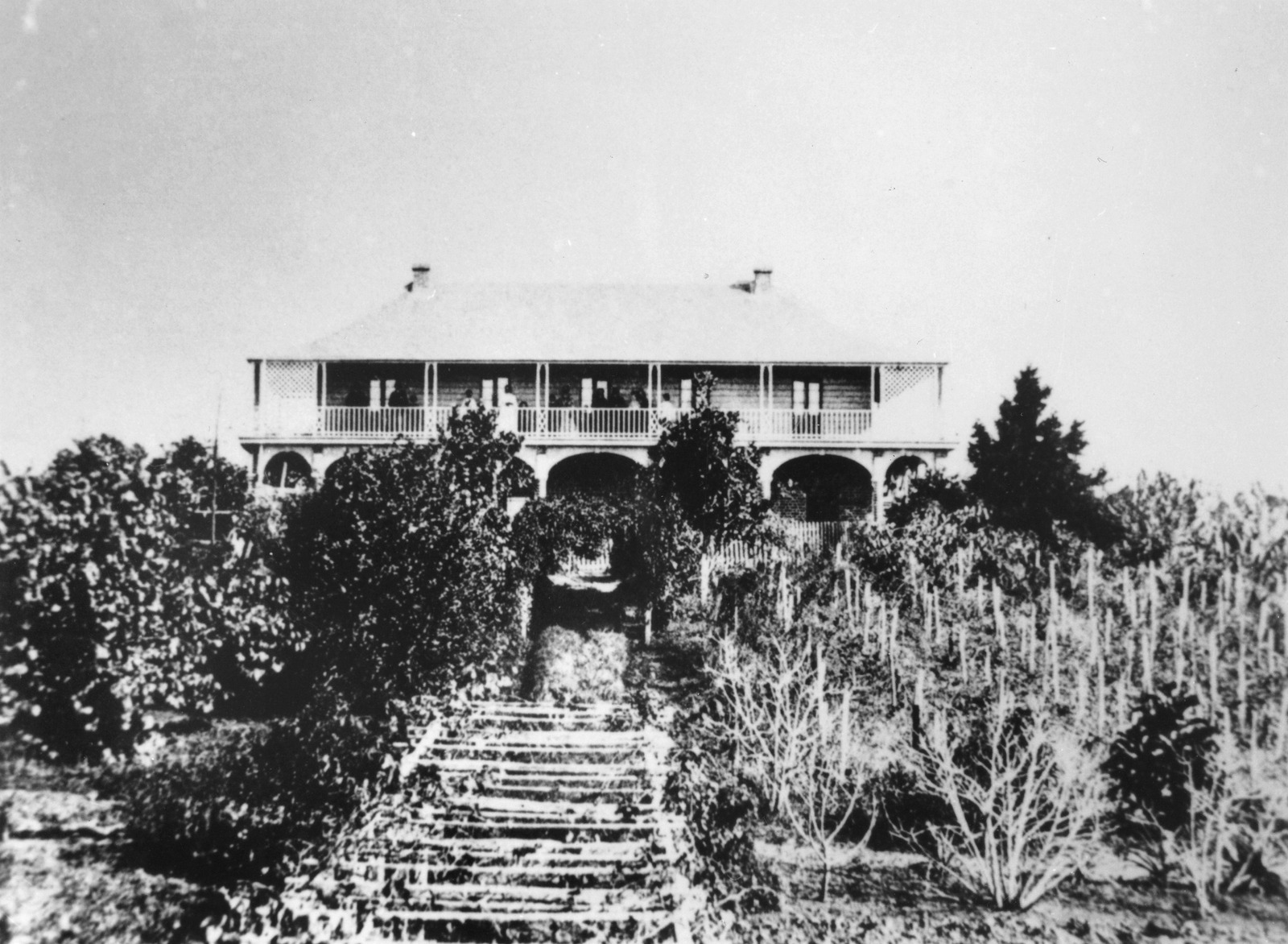 Photograph of Rosehill House, Maryborough, ca. 1860. Source: John Oxley Library, State Library of Queensland, Negative No. 86362.