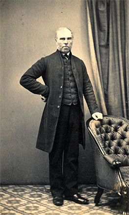 Photograph of Robert Dixon, surveyor and explorer. Source: University of Tasmania, Wikimedia Commons, Public Domain image.