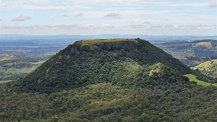 Photograph of Tabletop Mountain. Source: Image courtesy of Toowoomba Regional Council.