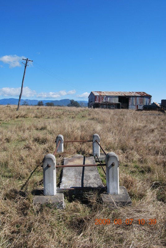 Photograph of the Fassifern Homestead graveyard, 2009. Source: Fassifern Homestead, Place Ref. No. 602675, Queensland Heritage Register.