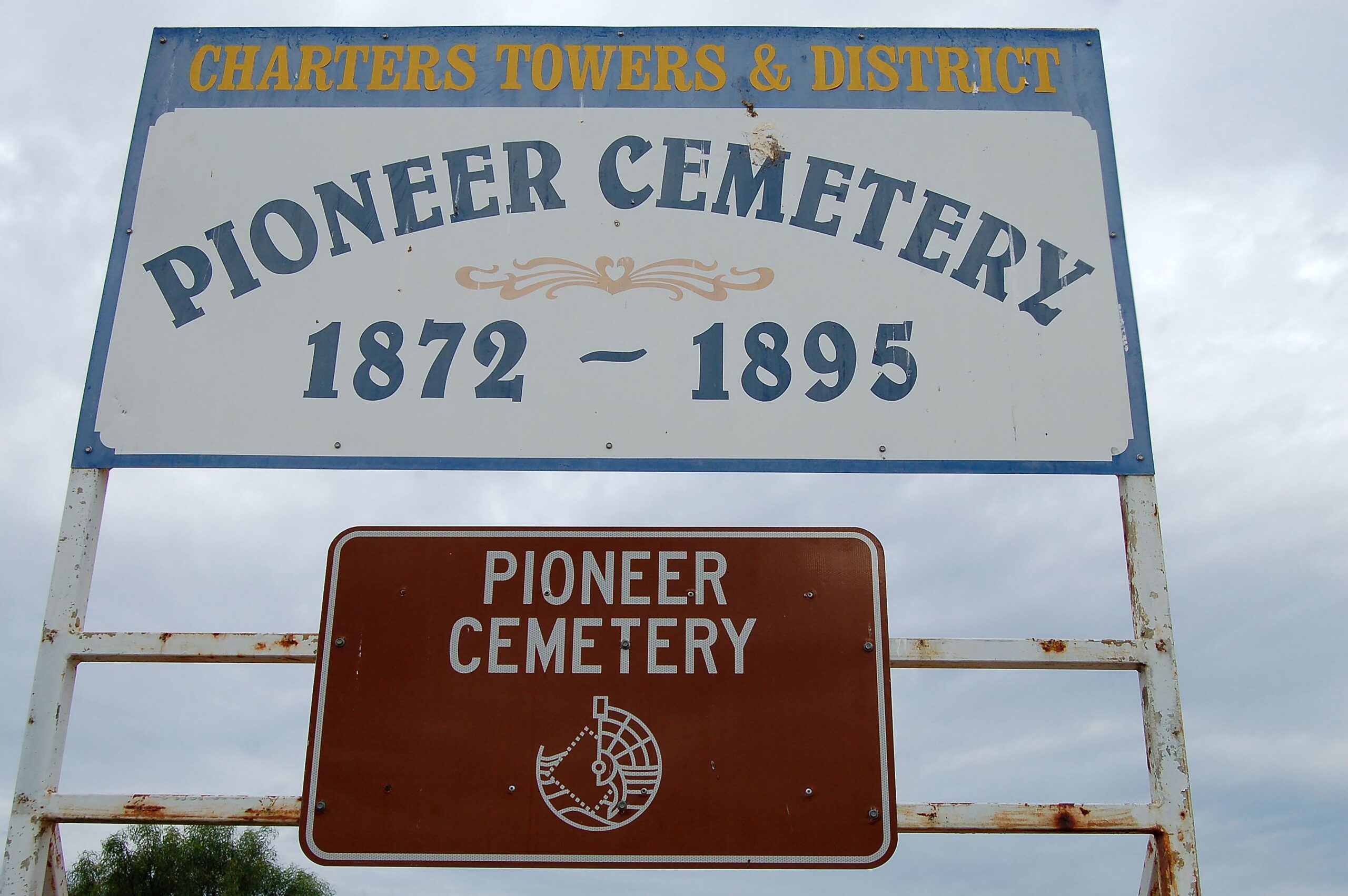 Charters Towers & District Pioneer Cemetery. Source: Photograph by Patricia Taylor, 2019, Find a Grave website.